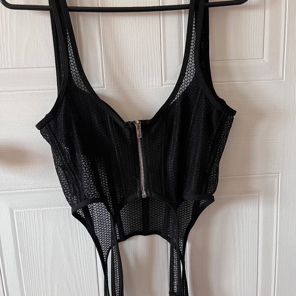 NEW White Fox Enlighten Me Bustier Black Small - Picture 5 of 7